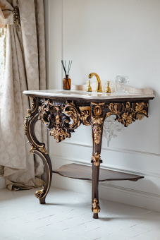 Консоль Изабелла для ванной две ножки