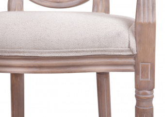 Мягкий стул с подлокотниками Volker Arm Beige V2
