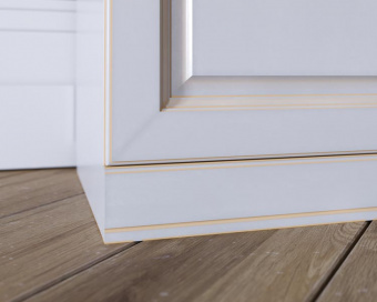 Шкаф 1-дверный цвет Белая эмаль