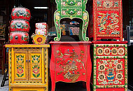 Китайская этническая мебель и интерьер