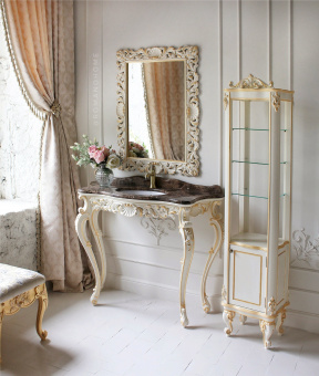 Консоль Беатрис для ванной четыре ножки