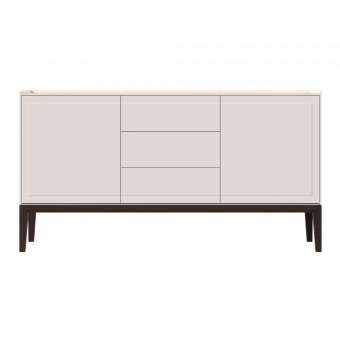 Комод широкий 3 ящика и 2 фасада MRS404W Белый