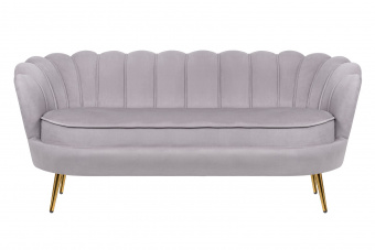 Дизайнерский диван для гостиниц Pearl Triple Grey