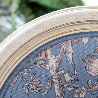 Кресло (стул с подлокотниками) «Эстер» blue