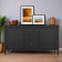 Комод широкий 3 ящика и 2 двери М403BL Black
