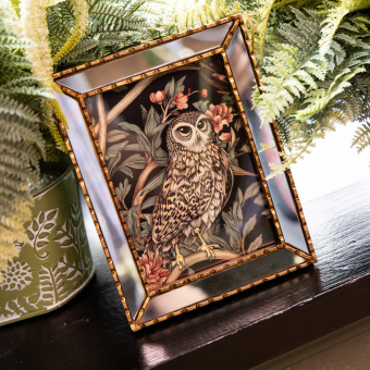 Картина «Бал сказок. Сова» в раме «Аксель»