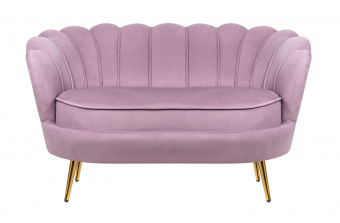Дизайнерский двухместный диван Pearl Double Pink