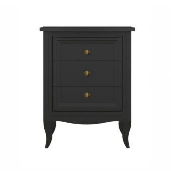 Тумба прикроватная 3 ящика М303BL Black