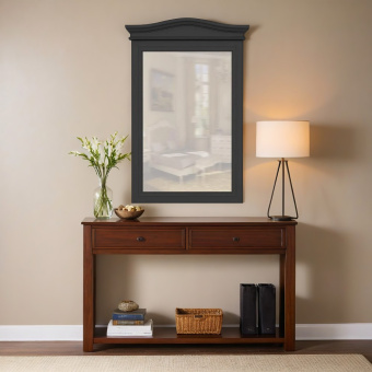 Зеркало прямоугольное(вертикальное) М106BL Black