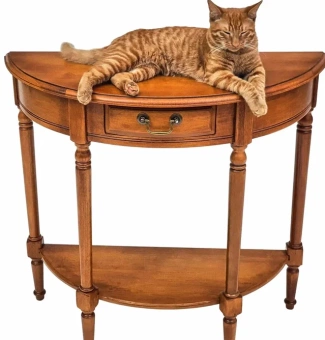 Консоль полукруглая H834 (D71) Итальянский орех