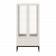 Двухдверный шкаф-витрина MRS603W Белый Двухдверный шкаф-витрина MRS603W Белый