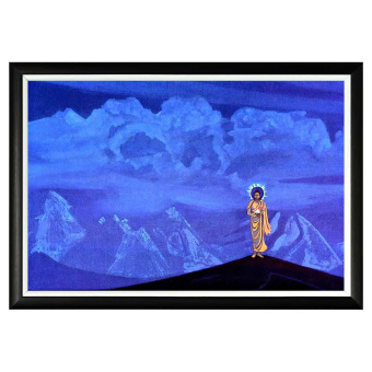 С.Н. Рерих «Чаша Будды», картина в раме