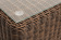 "Боно" журнальный столик из искусственного ротанга, цвет коричневый