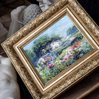 Матильда Браун «Цветение лета», картина в раме