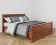 Кровать с изножьем 160X200 цвет Терракот