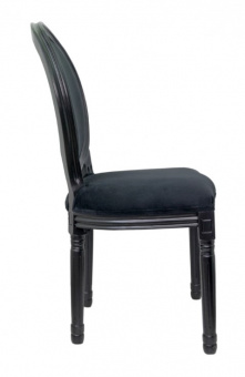 Дизайнерский обеденный стул Volker Black  5KS24501-BB