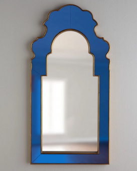 Настенное зеркало "Кальяри" Синий