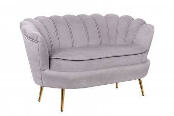 Диван ракушка Pearl Double Grey