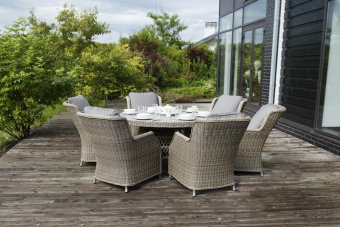 "Неаполь" обеденная группа плетеная из искусственного ротанга