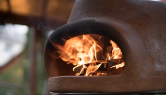 Дровяная печь для пиццы Дровяная печь для пиццы ТОСКАНА_68 большая (цвет темно-коричневый)