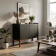 Комод 2 двери MRS404BL Черный Комод 2 двери MRS404BL Черный