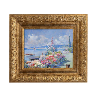 Эббот Фуллер Грейвс «Солнечное лето», картина в раме