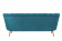 Диван ракушка для гостиниц Pearl Triple Marine Velvet