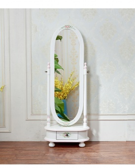 Напольное зеркало Fleur chantante, Белый цветок