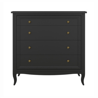 Комод 4 ящика М404BL Black