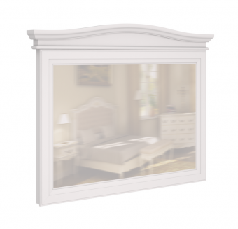 Зеркало прямоугольное(горизонтальное)  М104W White