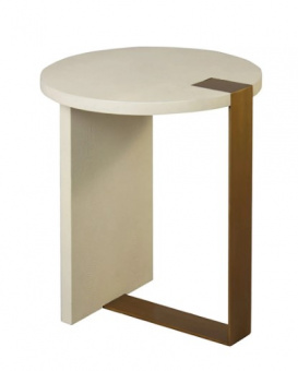 Бежевый приставной столик “Дидье”