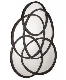 Зеркальное панно Illusion Black, 81*100 см