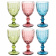 Бокалы «Дольче» (6 штук, 3 цвета)