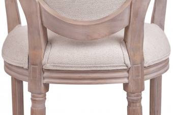 Мягкий стул с подлокотниками Volker Arm Beige V2