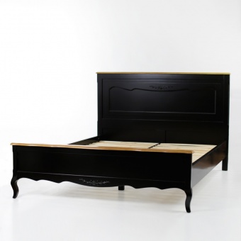 ST9141XS Кровать, сп.место 90х200 (Чёрная)