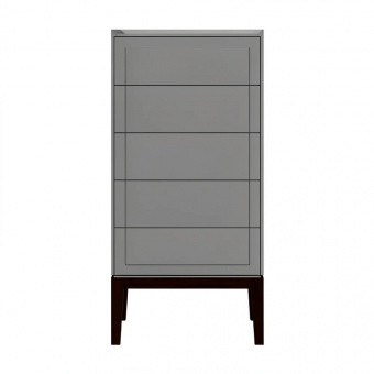 Комод высокий 5 ящиков MRS315G Серый