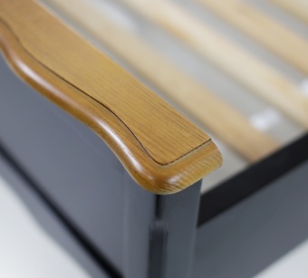 ST9141XS Кровать, сп.место 90х200 (Чёрная)