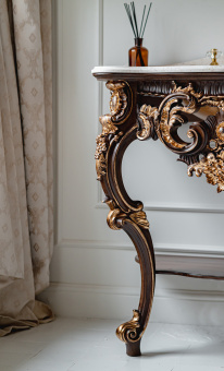 Консоль Изабелла для ванной две ножки