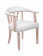 Мягкий стул с подлокотниками Tanner White Leather Мягкий стул с подлокотниками Tanner White Leather
