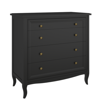 Комод 4 ящика М404BL Black