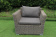 SYH1503W Кресло плетеное с подушкой MAGGIORE (МАДЖОРЕ), серо-коричневый меланж
