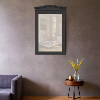 Зеркало прямоугольное(вертикальное) М106BL Black