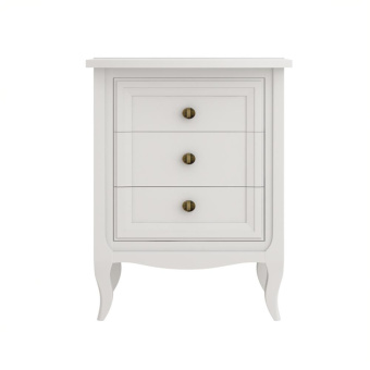 Тумба прикроватная 3 ящика М303W White