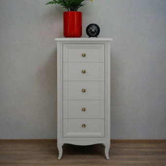 Комод высокий 5 ящиков М315G Grey