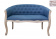 Диван французский стиль Kandy Double Blue розовый